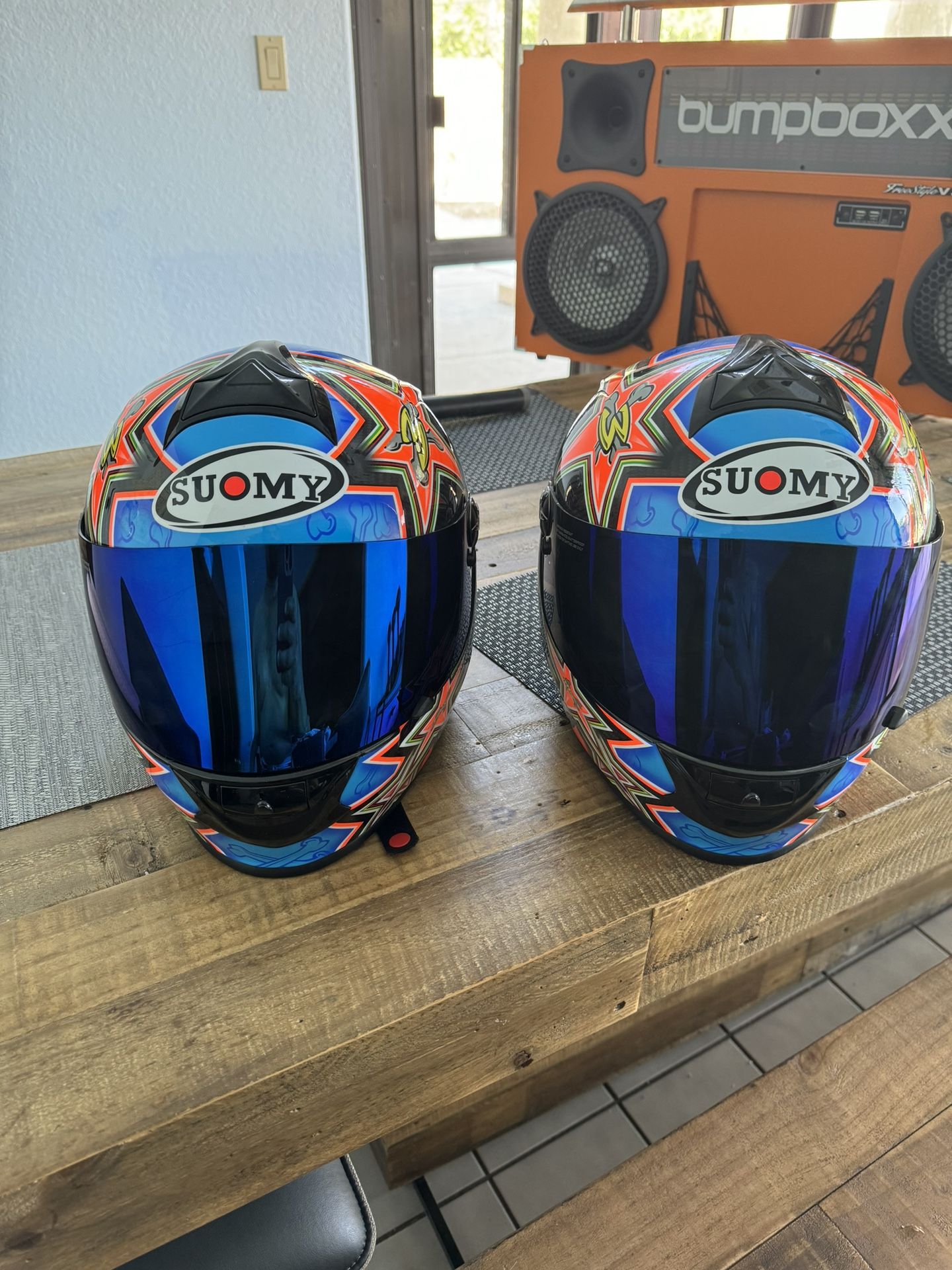 (1) Suomy SR Sport Carbon Biaggi Helmet