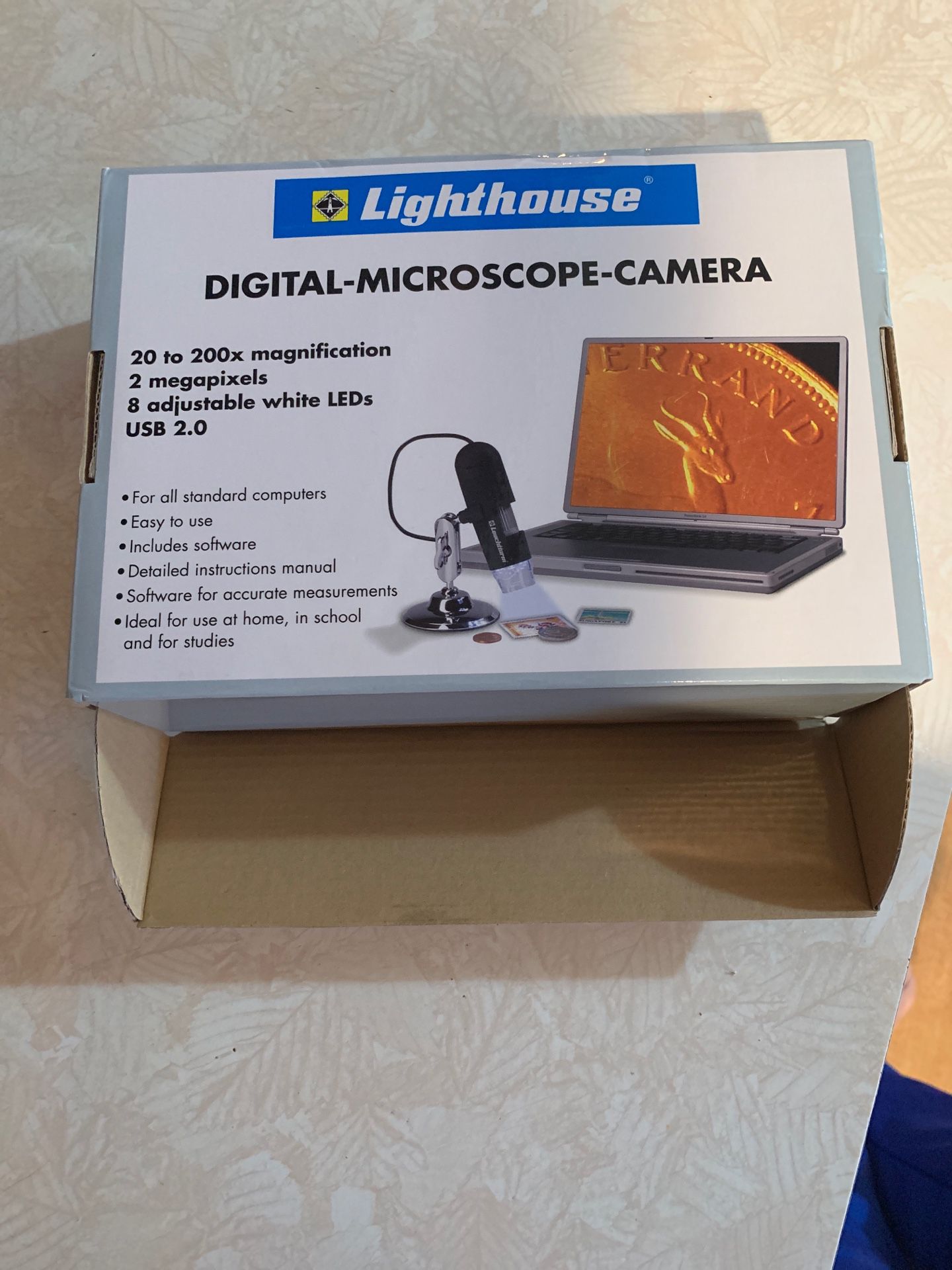 Lighthouse digital microscope camera