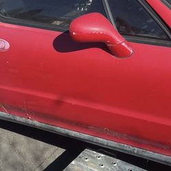 Honda OEM Del Sol Passenger Door Sr2 Eh6 Eg2 Eg1 Red Complete 
