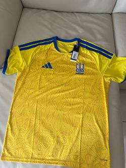 Original Soccer Jersey. Adidas Ukraine National Team FIFA X World Cup 2026 Home Jersey. Size XL