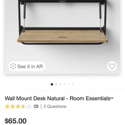New Wall Mount Room Essentials Desk 