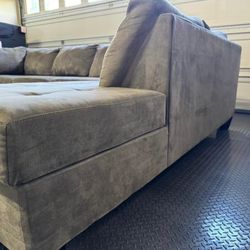 Large Gray Couch Is Available