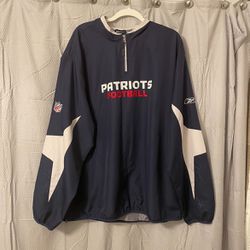 Vintage Y2K  New England Patriots Reebok jacket size 2XL 