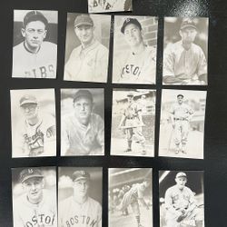 Lot Of 13 MLB Baseball Vintage Real Photo Post Cards RPPC 1960’s 