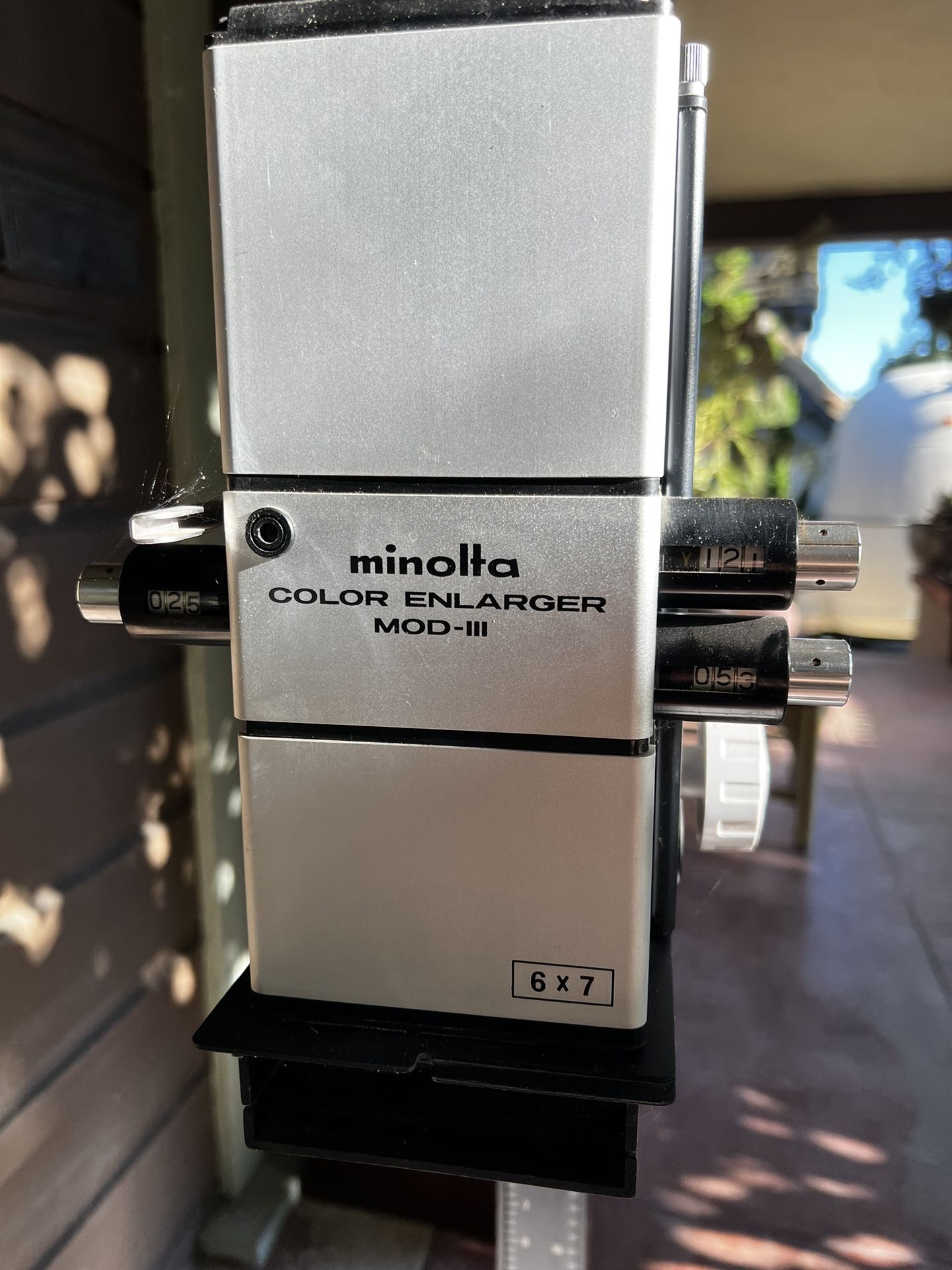 Vintage Minolta Color Englarger Mod-III with Power Unit & Beseler Pm Color Analyzer