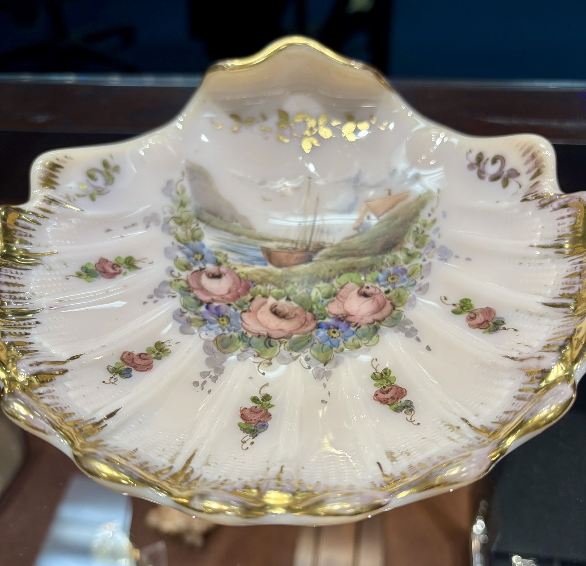 Cambridge She’ll Dish Compote Antique