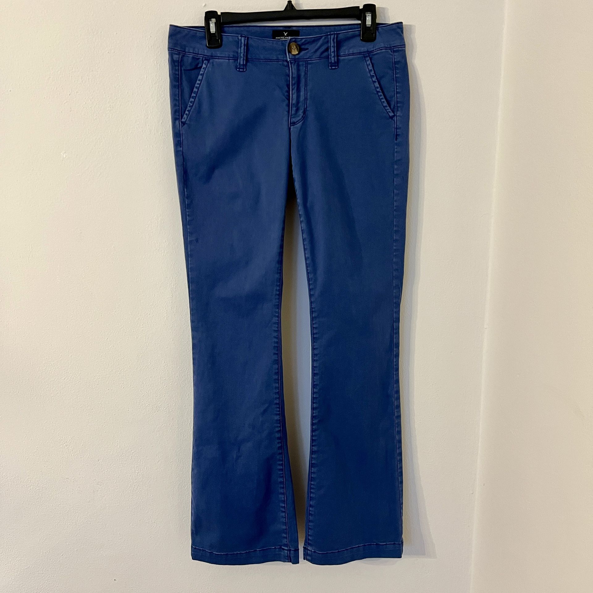 American Eagle Outfitters Blue Kick Boot Pant size 6 regular NWOT
