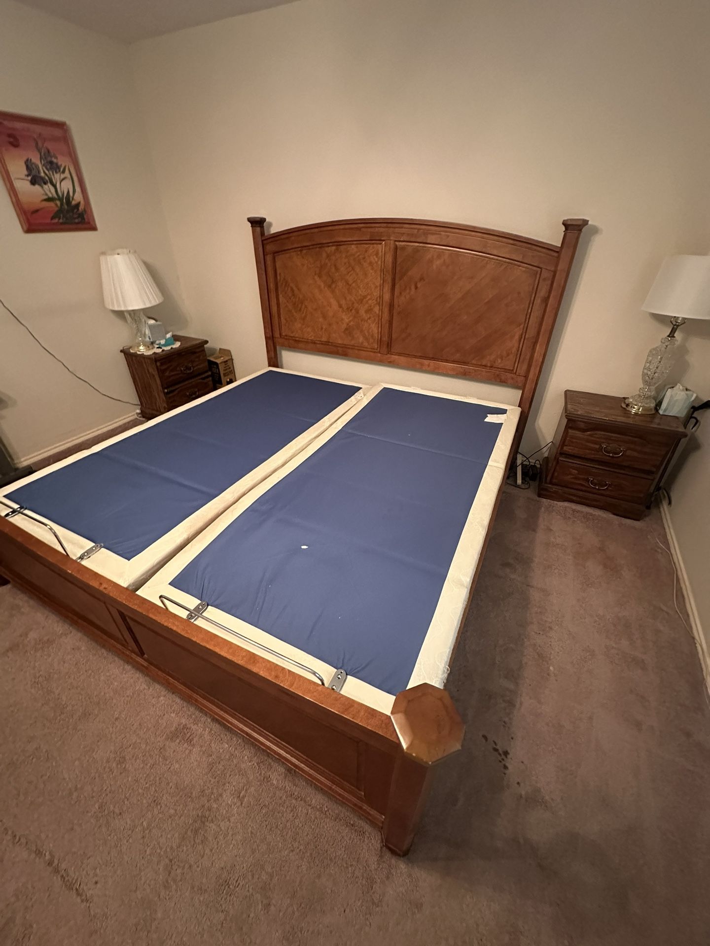 King Size Bed! Posturepedic