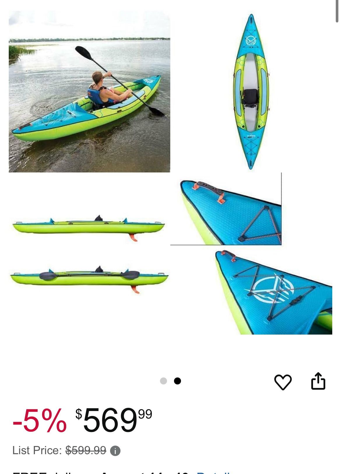 Inflatable Kayak NEW