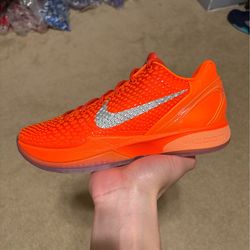 Size 8.5 - Nike Kobe 6 Protro Total Orange Basketball Shoes