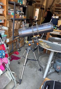 Celestron AstroMaster 130 EQ Reflector Telescope w/ Tripod