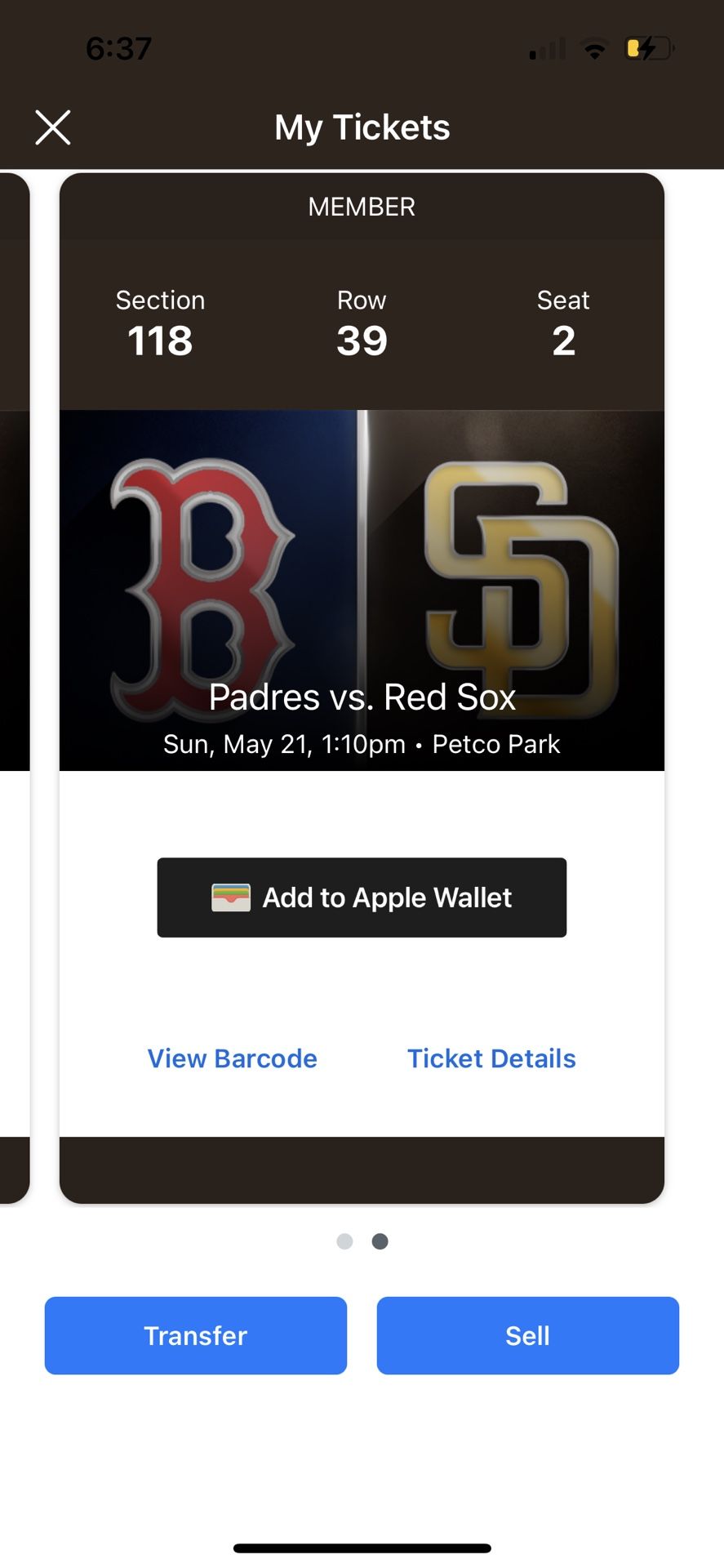 Padres Vs Red Sox Sun 5/21
