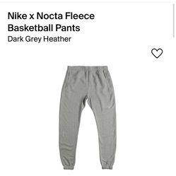 Nike Nocta Grey Fleece Pants 