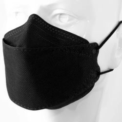 25pcs KF94 black mask all individual pack