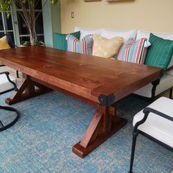 Custom Made Barn Style Dining Tables. 
