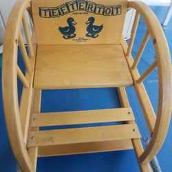 VINTAGE 1950s Wooden The TEETER TOT Toy Rare