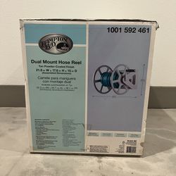 Liberty Garden 5/8in Steel Multi Purpose Hose Reel 200ft LBG7031 for Outdoors