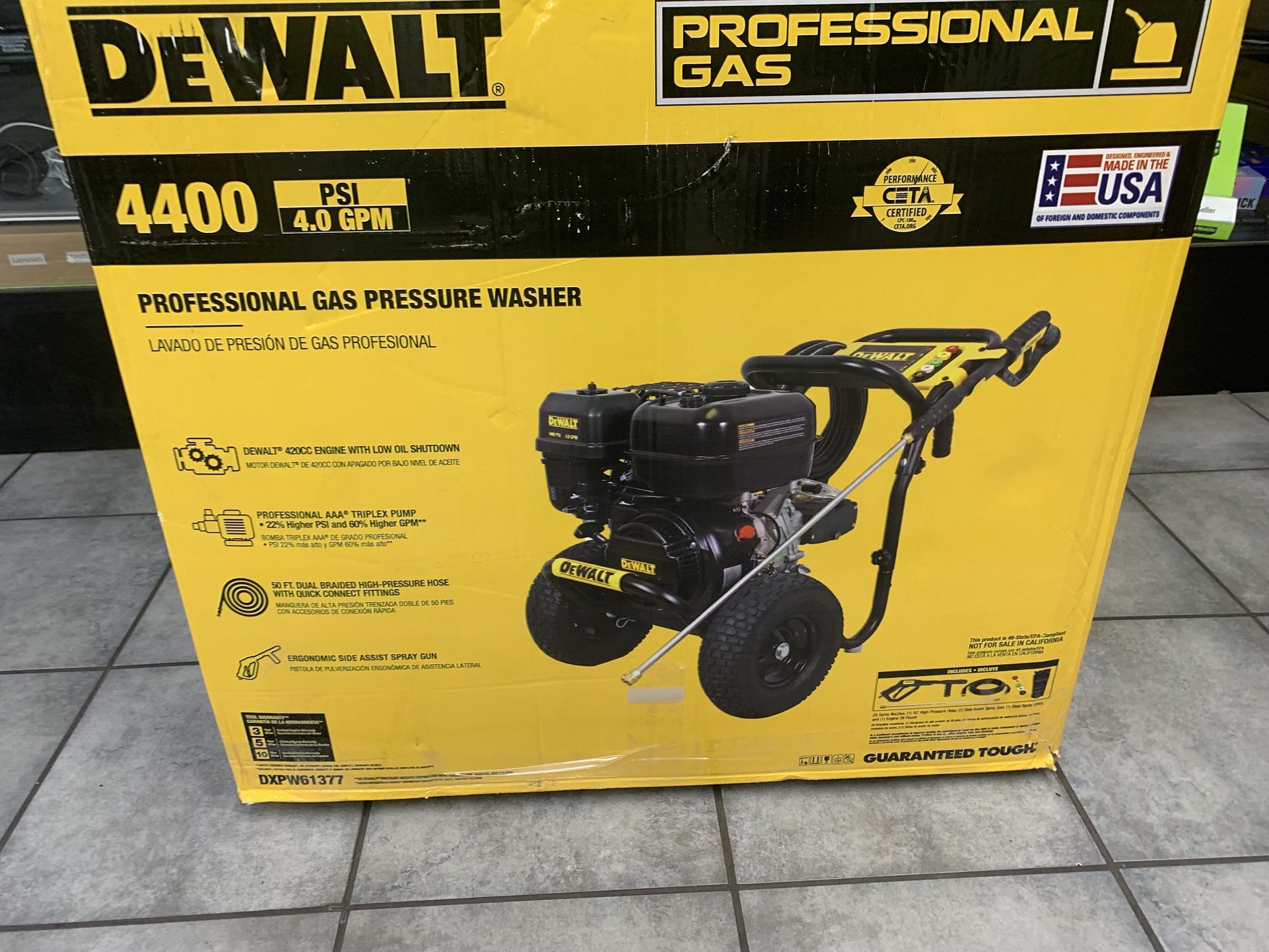 Professional Gas Pressure Washer