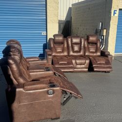Ashely Power Reclining Set 