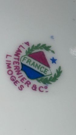 Rare small A. Lanternier & Co. Limoges France Porcelain Piece