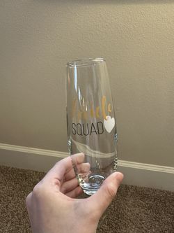 8 Bridal Party Bride Squad Champagne 8 Total Flutes Wedding