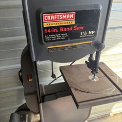 craftsman  Band Saw on stand 14"