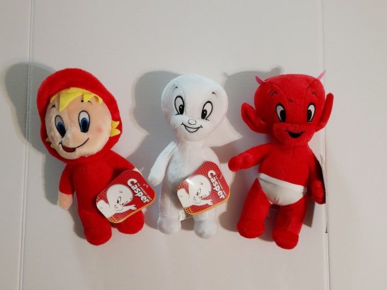 Casper The Friendly Ghost And Friends Plush Toys 9" Tall