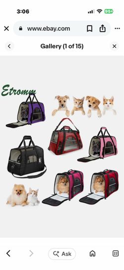 Zampa Airline Approved Soft Sided Pet Carrier