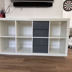 FREE - ikea Bookshelf With 4 Drawers Shown In Photos