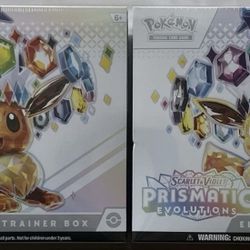 2X Prismatic Evolutions ETB'S **Factory Sealed**