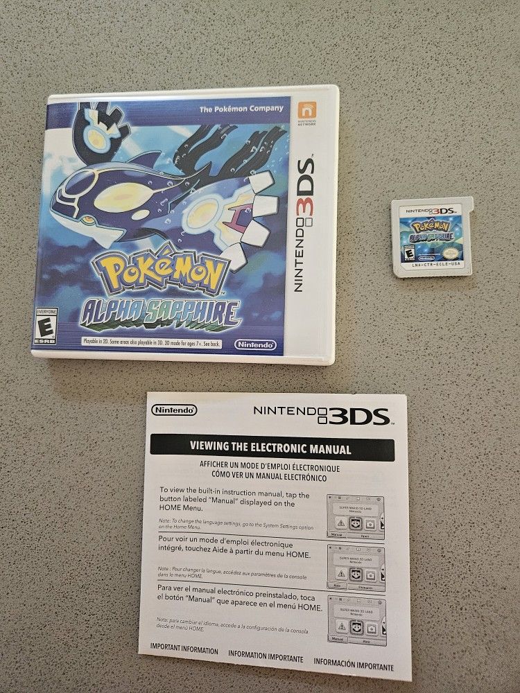 Pokémon Alpha Sapphire Nintendo 3DS