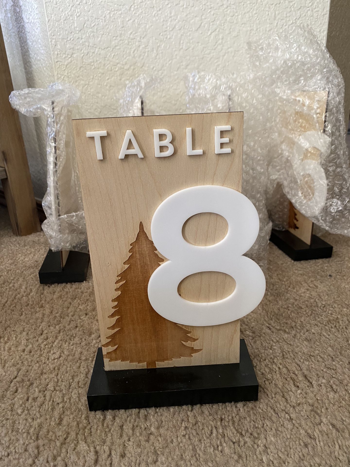 Table Numbers (1-10)