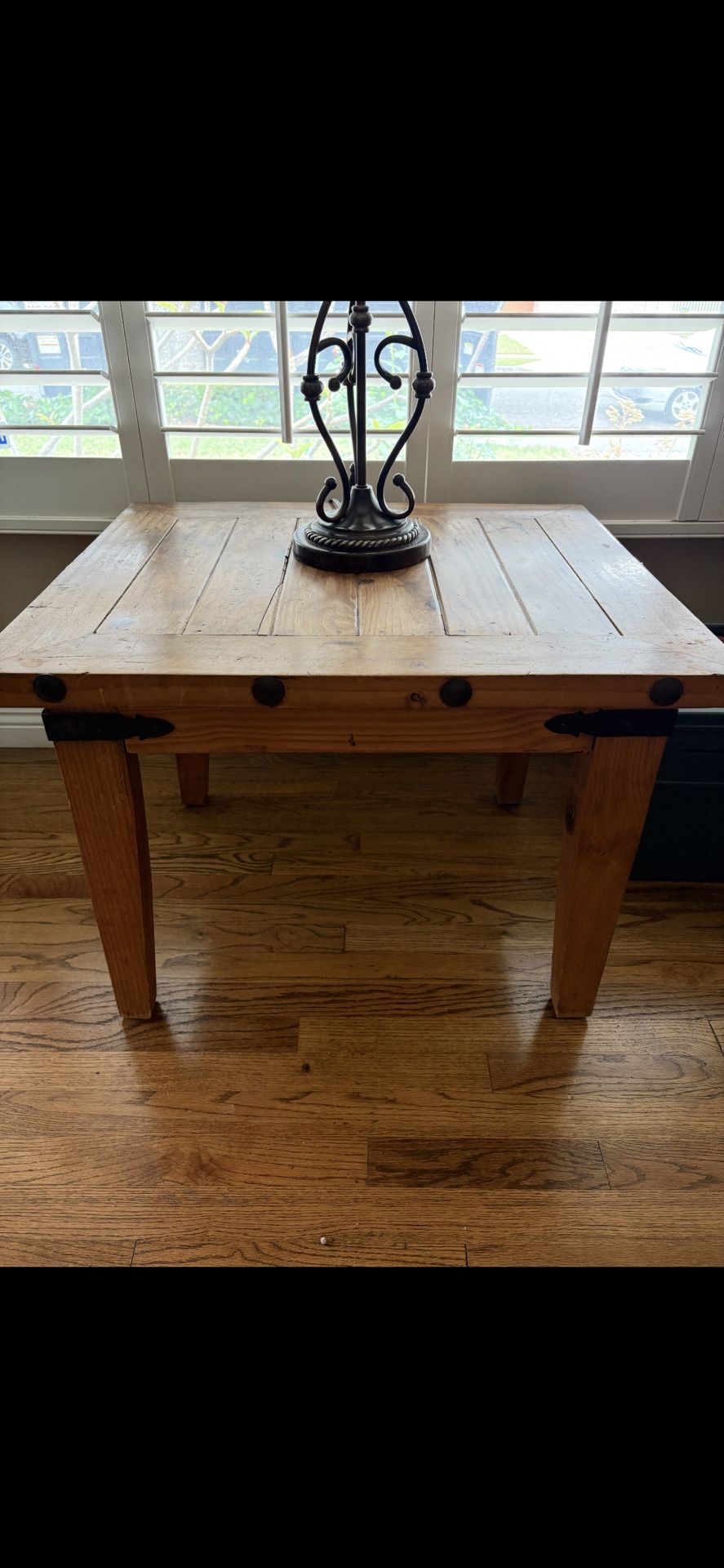 Wood End Table Table