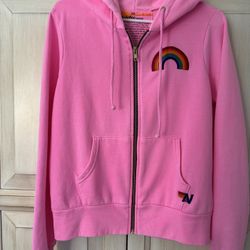 Aviator Nation Rainbow Embroidered Hoodie