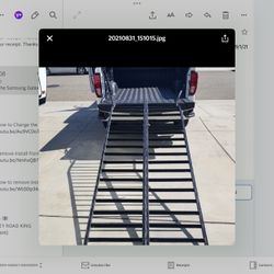 Motorcycle/ ATV Ramp