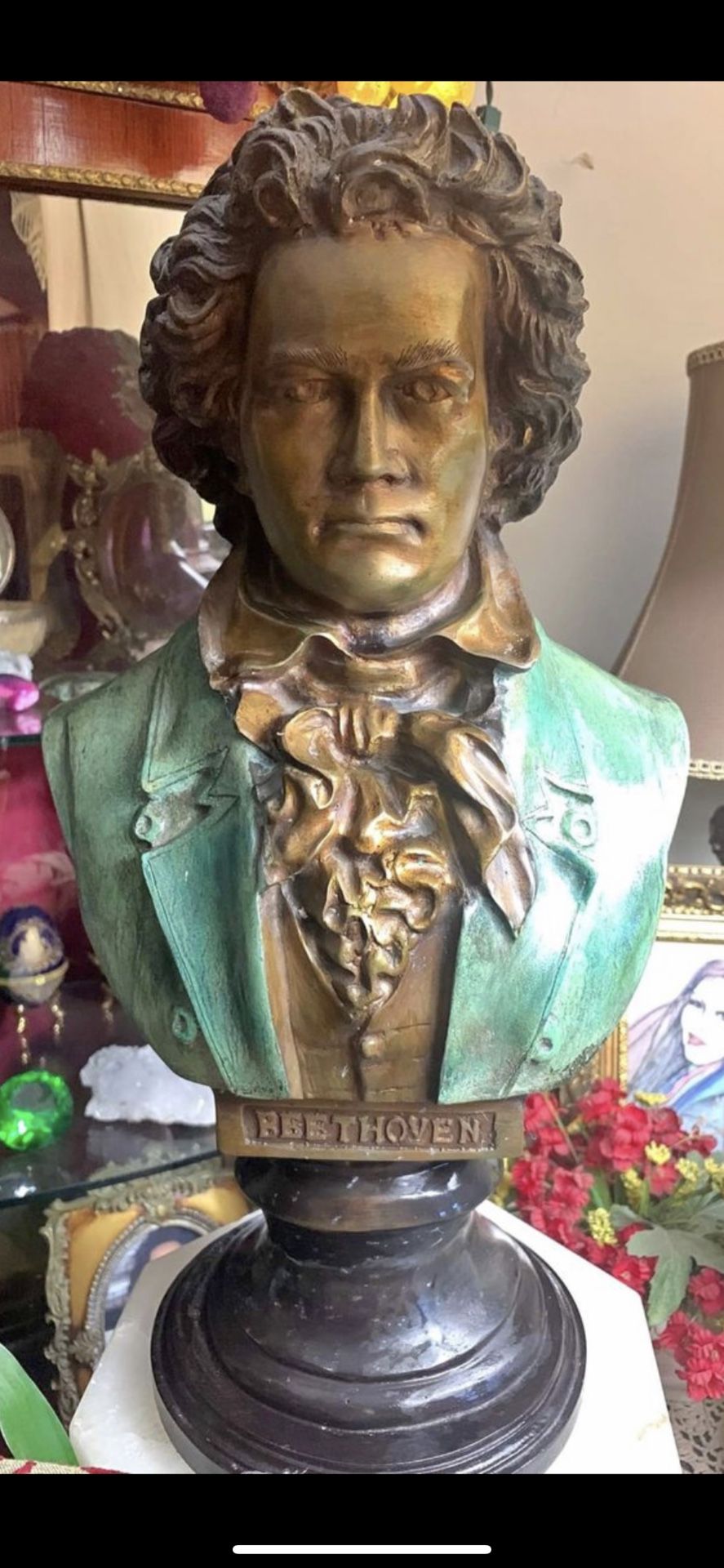 Beethoven Bronze Statue 