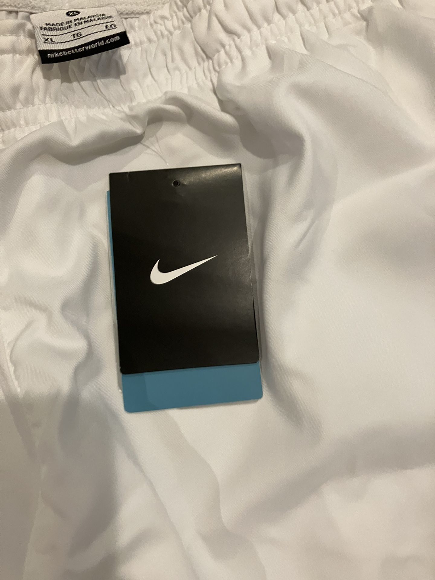 Tags On Classic & Cool Nike Tennis Or Pickleball Shorts And Polo Shirt