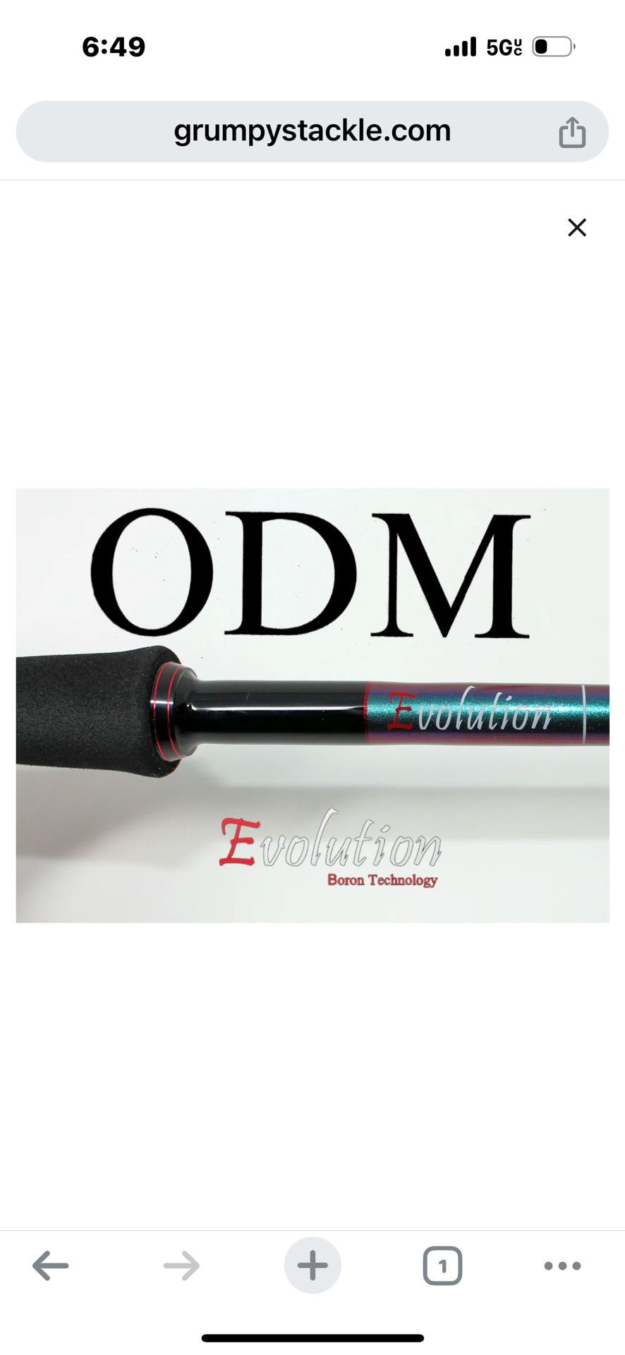 Odm Evolution Plugging Rod 9ft