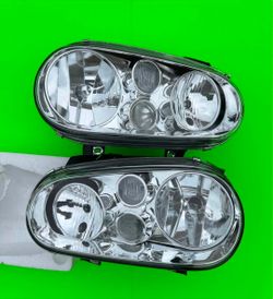 99-06 Volkswagen Golf Headlights Faros Calaveras Micas Luces Lamps