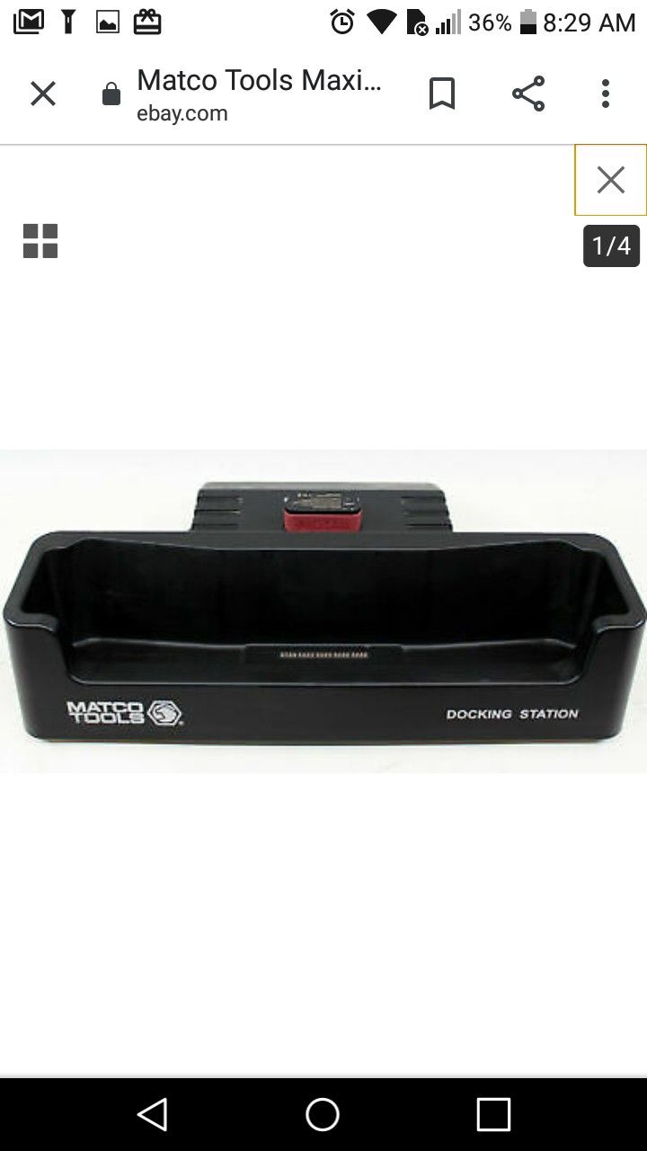 Matco maximus 2.0 professional automotive diagnostic scanner tablet