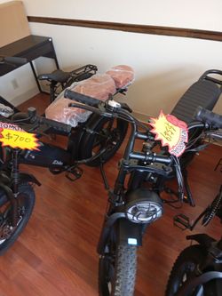 Open box moped style ebike fully assembled