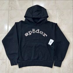 Sp5der Vvs Hoodie Black 