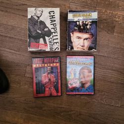 COMEDY DVD LOT CHAPELLE/MURPHY/CARLIN