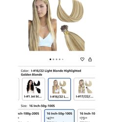 Light Blonde Goo Goo Hair Extensions 