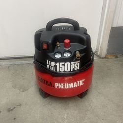 Central pneumatic 1.5 gal 150 psi air compressor
