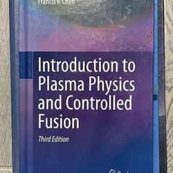 Into To Plasma Physics And Controlled Fusion 