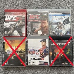 PS3 Games (Priced Individually)