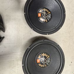 JBL GT122D 12-inch subwoofers and box