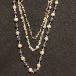 VINTAGE ESMOR 3 STRAND NECKLACE