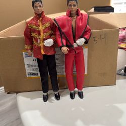 2 Vintage Michael Jackson Dolls. 